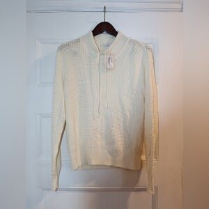 Peter Millar Women's Ivory Cowl Neck Sweater